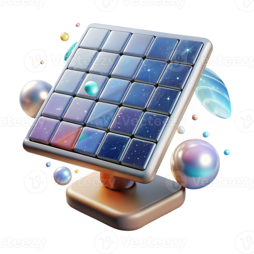 serene modern Solar Panel Close Up Transparent for Engineering Diagrams exclusive png