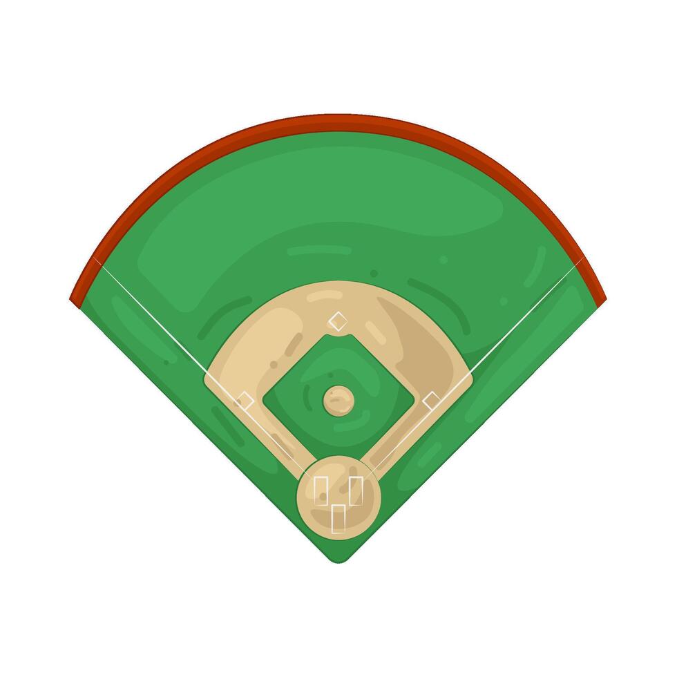 Baseball Field Illustration vector