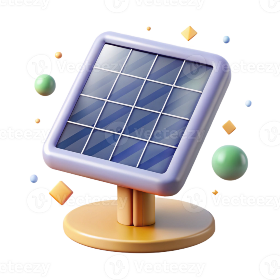magnificent artistic Solar Panel Icon Cutout for Eco Friendly Branding high resolution png