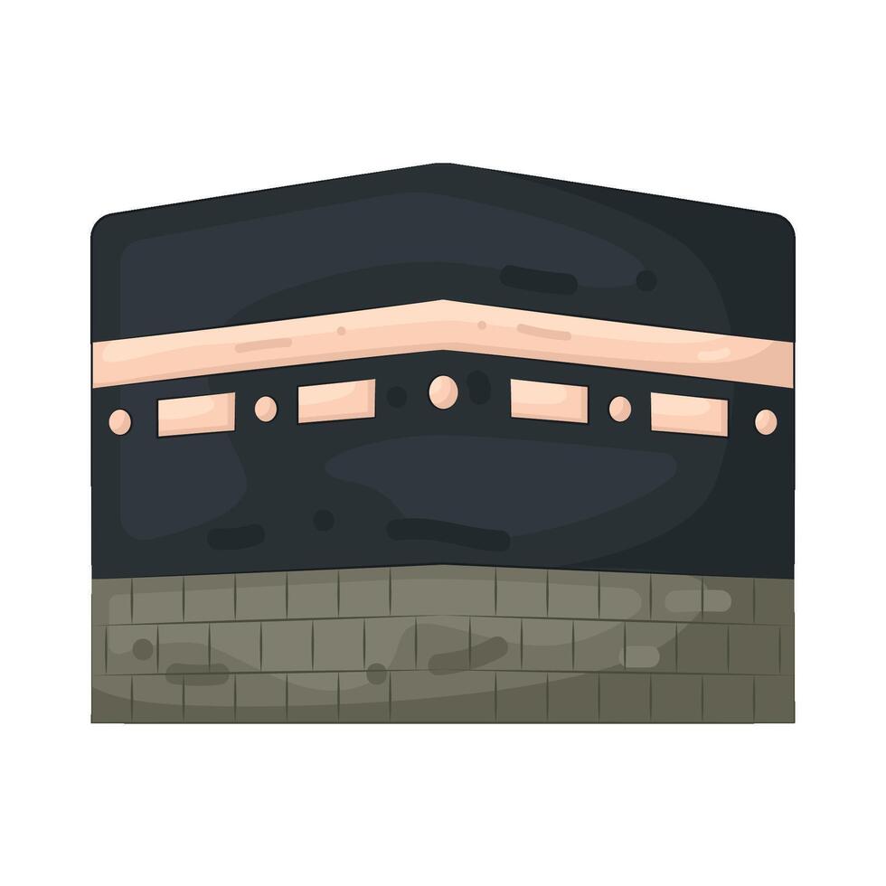 Illustration of a Kaaba vector