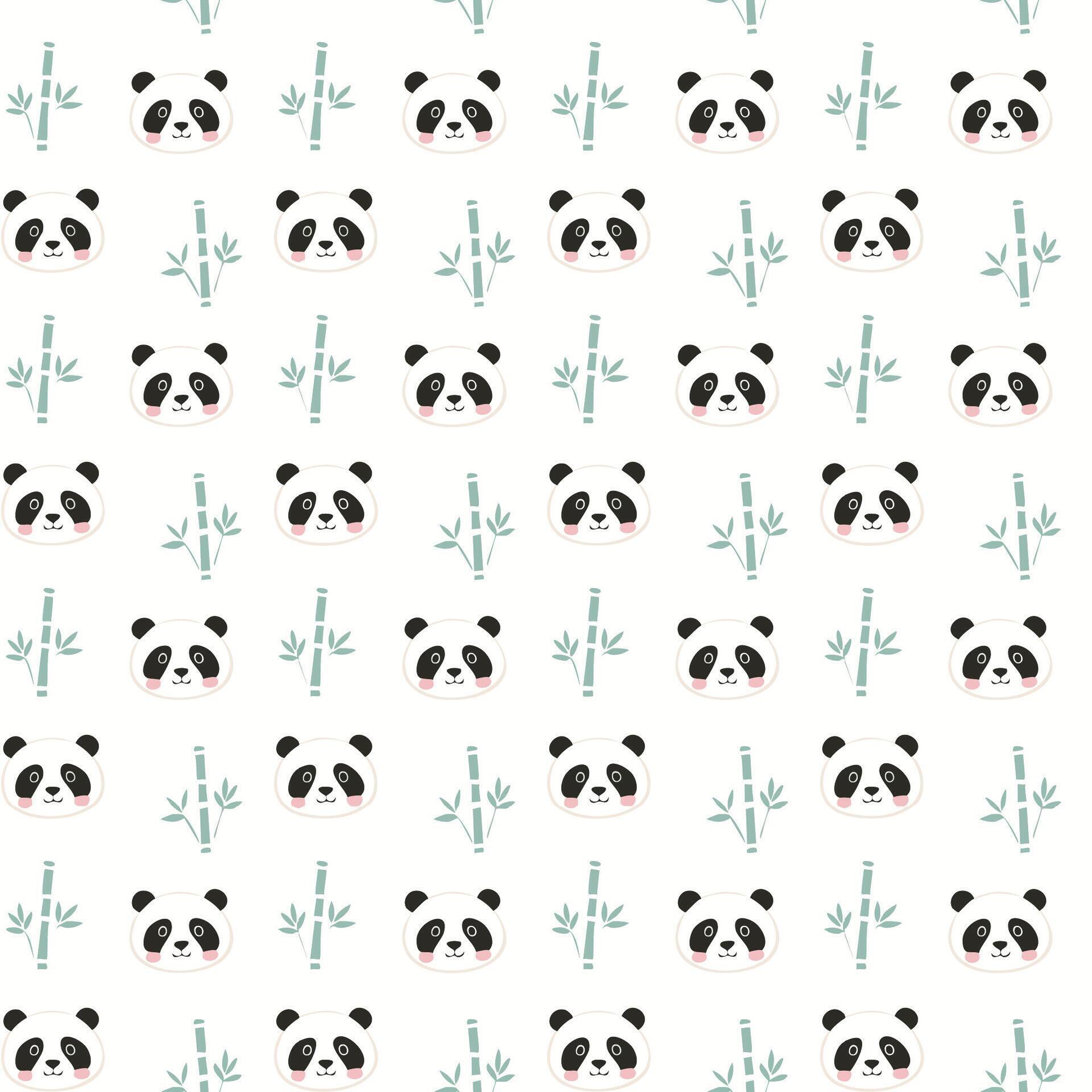 Basic Shape Design Panda Cute panda pattern simple background design 59151765 Vector Art at Vecteezy