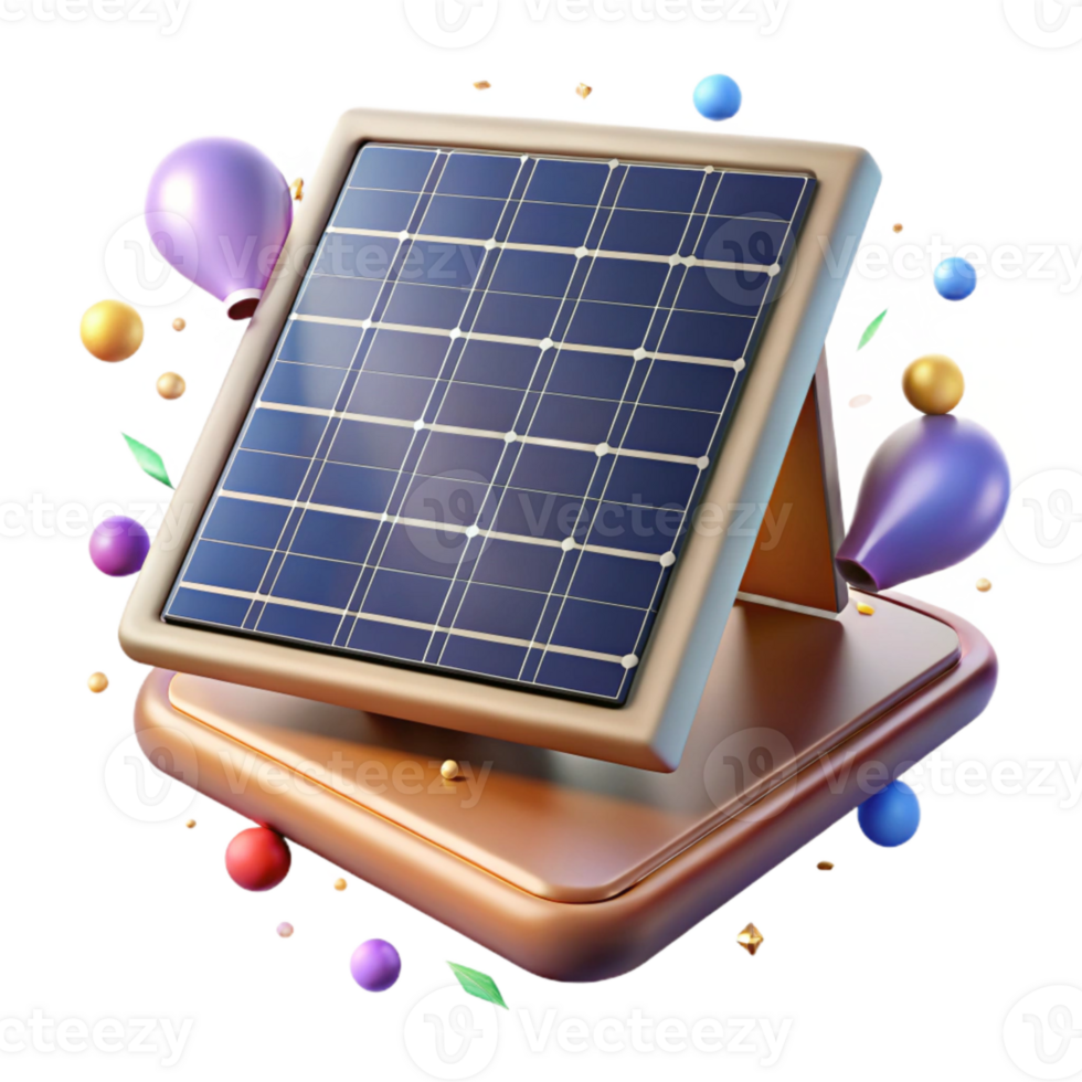 beautiful creative Solar Panel with Reflective Coating Cutout for High Efficiency Systems authentic png