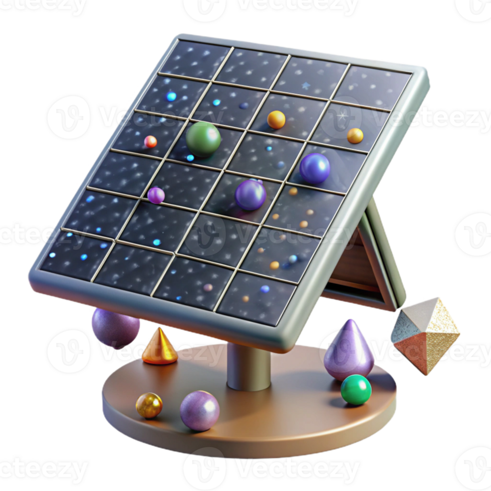 extraordinary contemporary Solar Panel with Textured Surface Cutout for Realistic Visualizations authentic png
