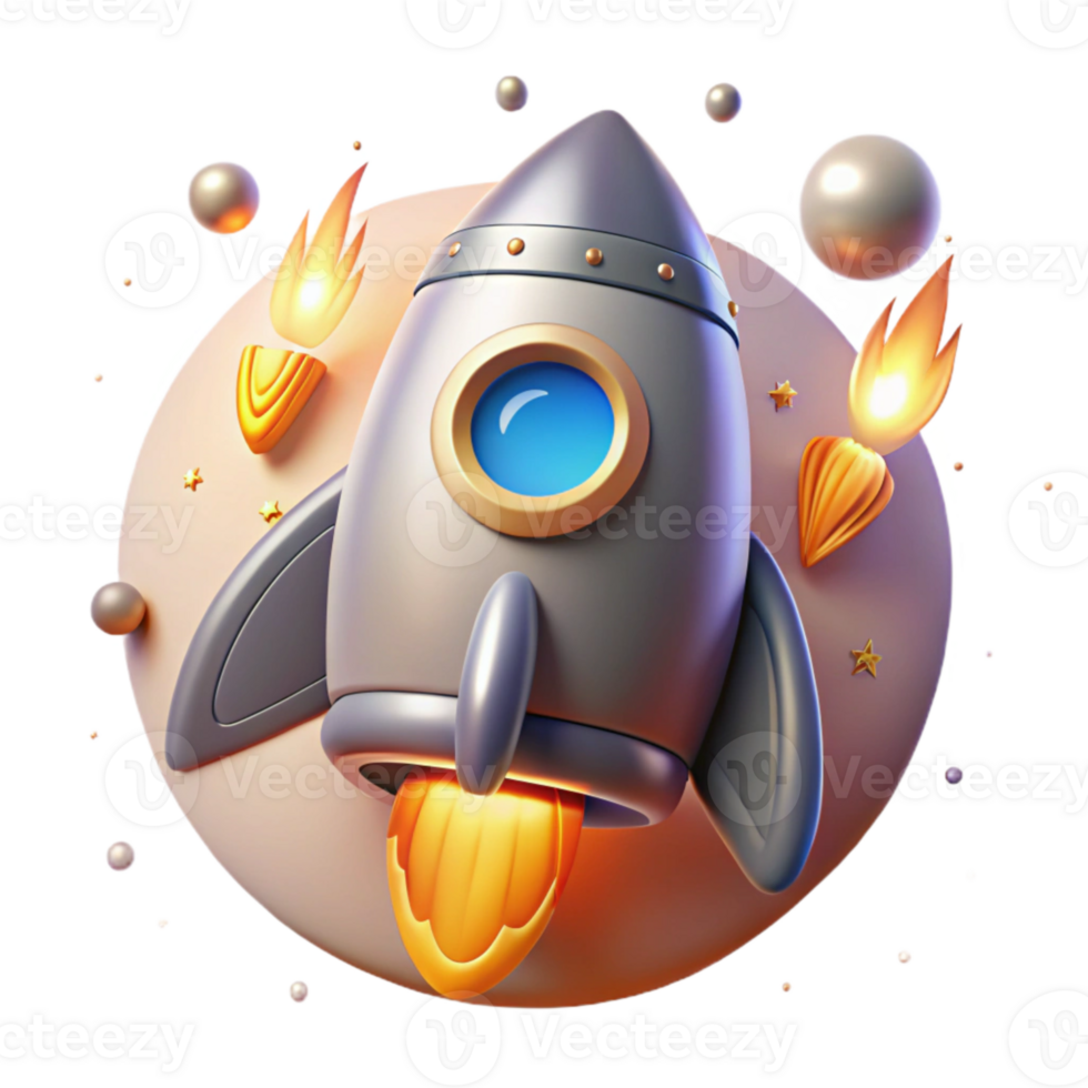 vibrant contemporary Space Capsule Reentry Flames Cutout for Space Missions high quality png