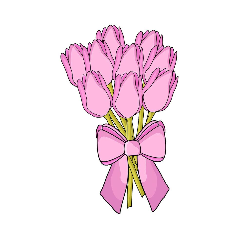 illustration of Bouquet vector