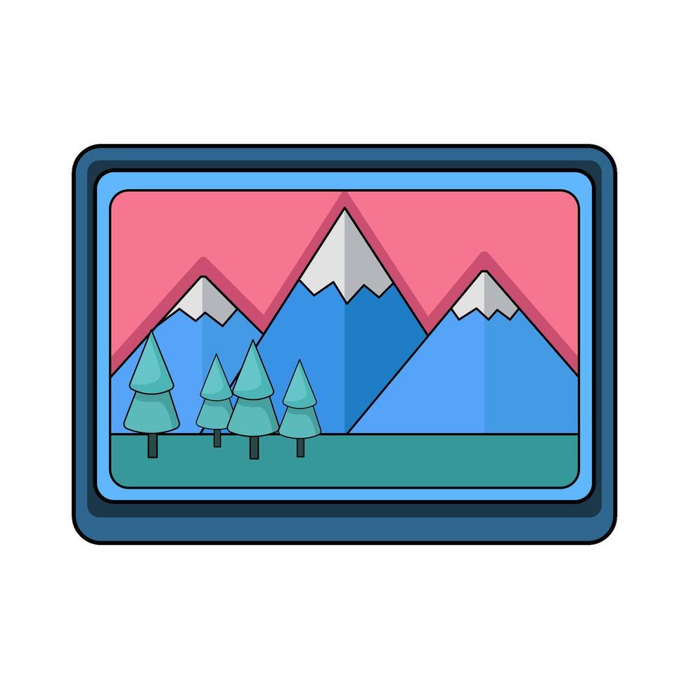 illustration of Screen vector