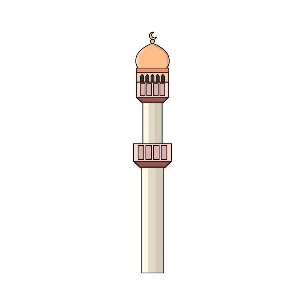 illustration of Minaret vector