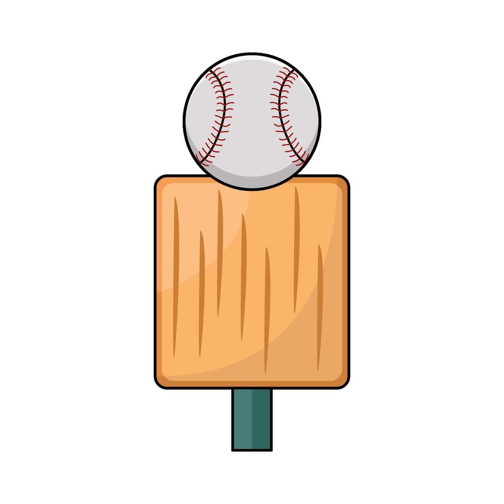 illustration of baseball sign vector