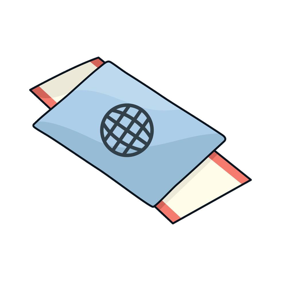 illustration of A Passport vector