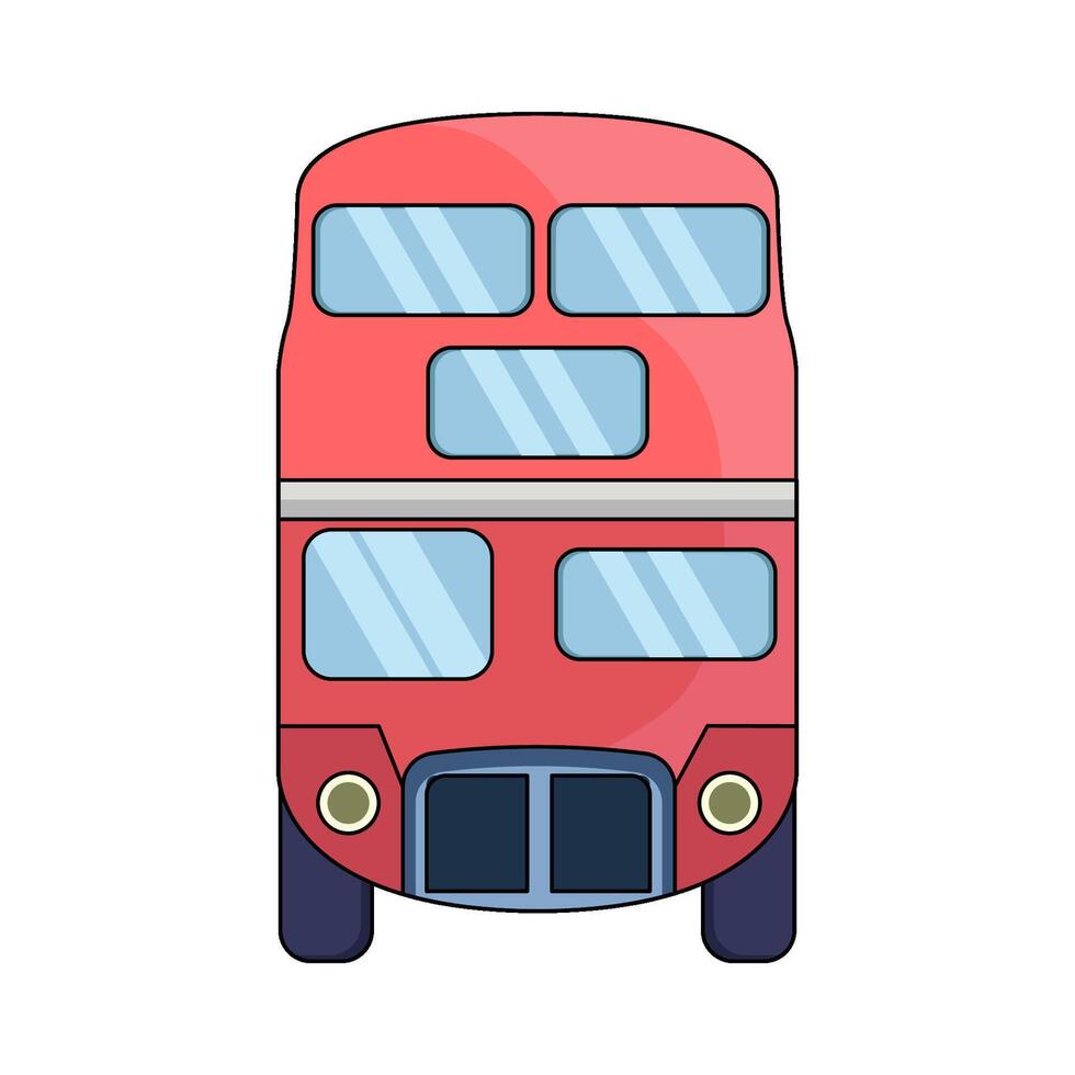 Double Decker bus vector