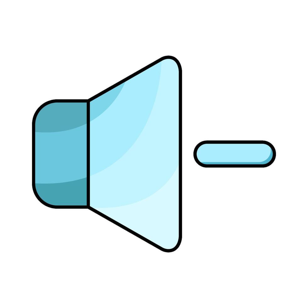 illustration of Volume Down vector