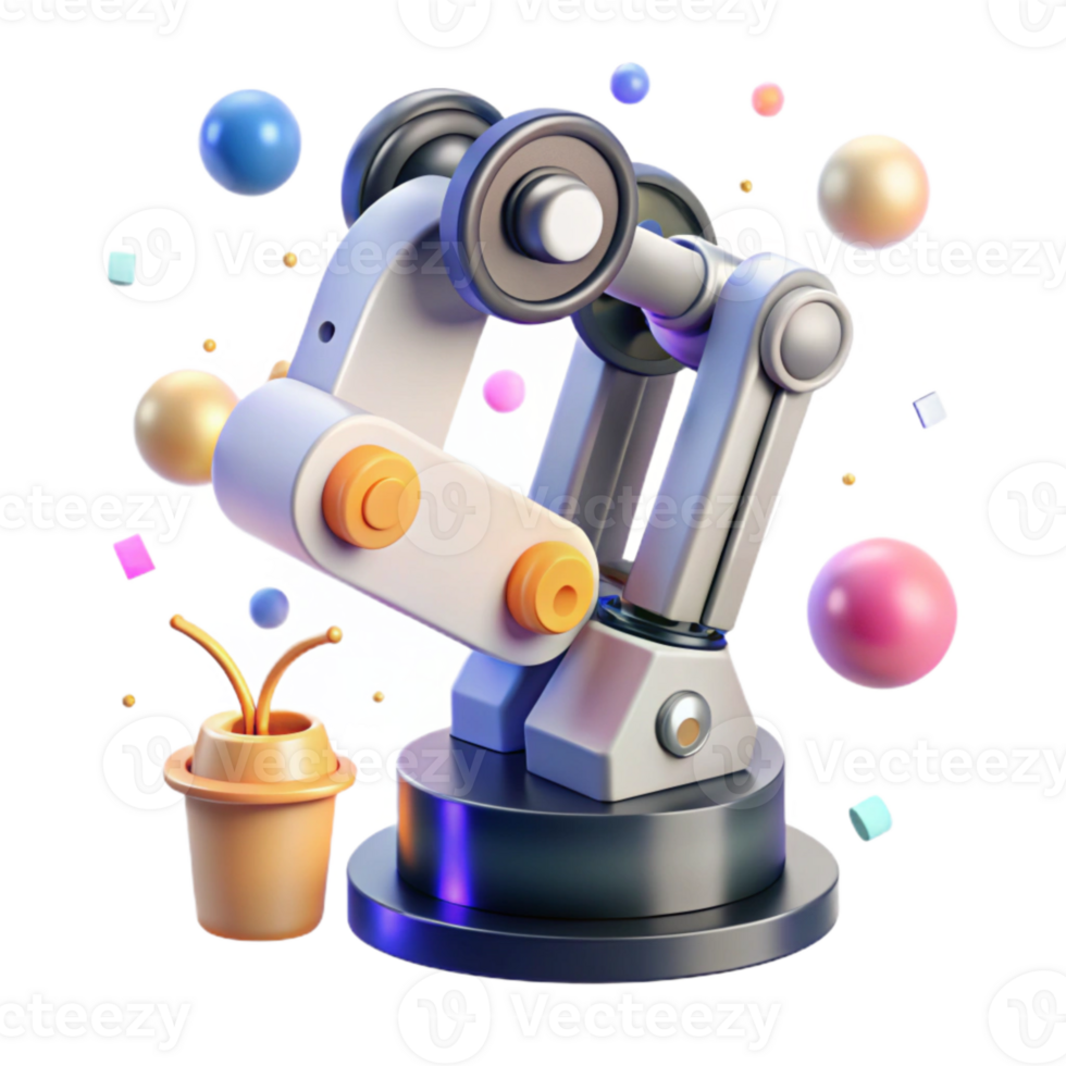 beautiful contemporary Spacecraft Robotic Arm Transparent for Manipulation Tasks high resolution png
