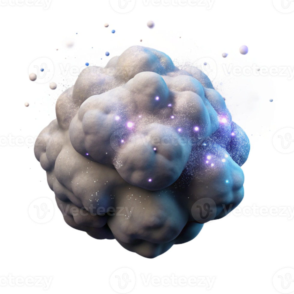 dramatic rustic Space Dust Nebula Effect Transparent for Game Assets high quality png
