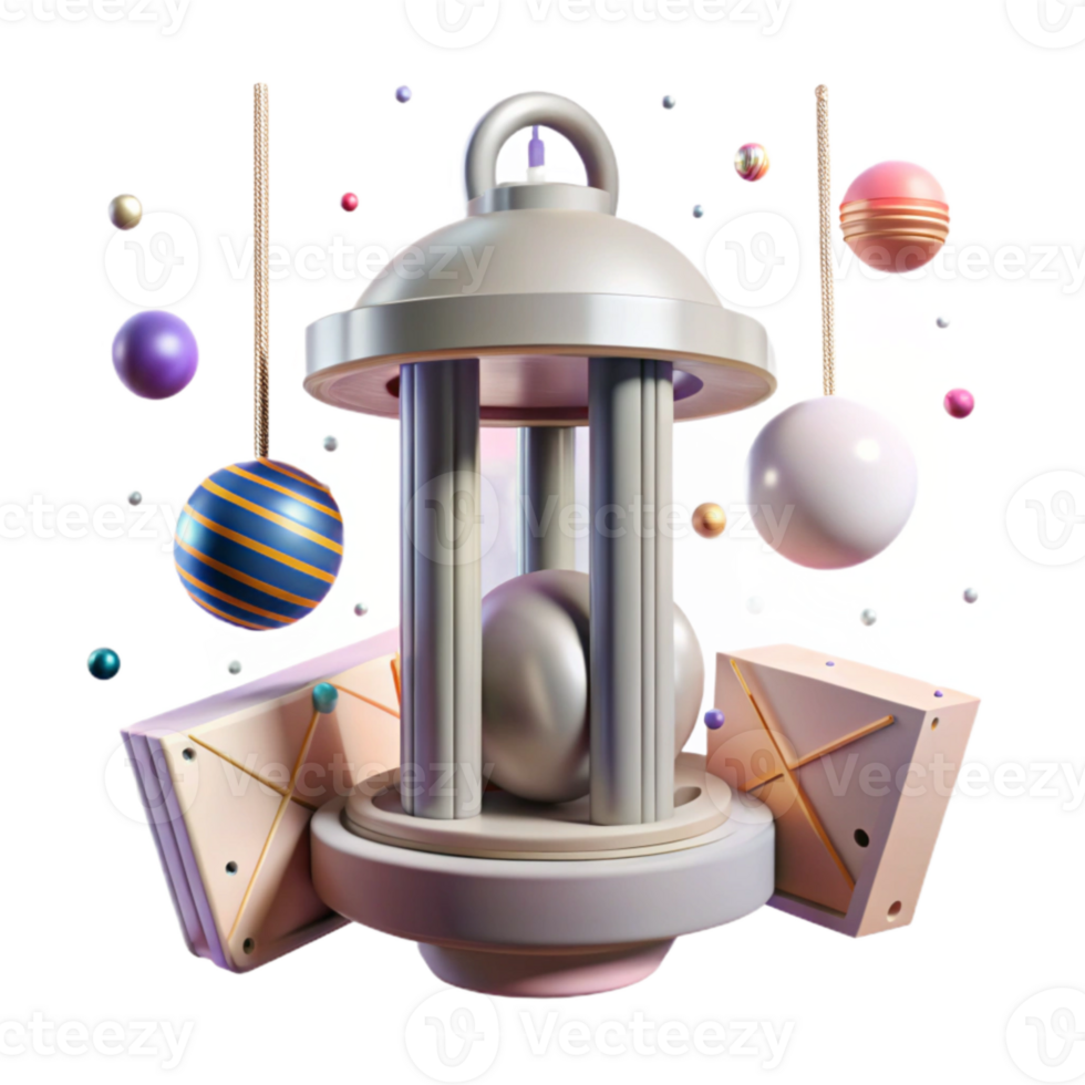 beautiful contemporary Space Elevator Counterweight System Cutout for Space Art authentic png