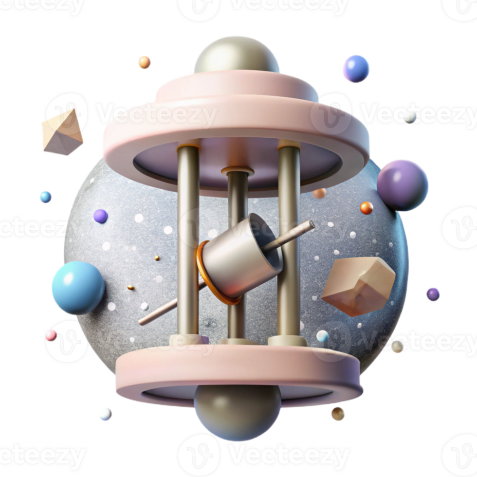 wonderful artistic Space Elevator Counterweight System Cutout for Space Art exclusive png