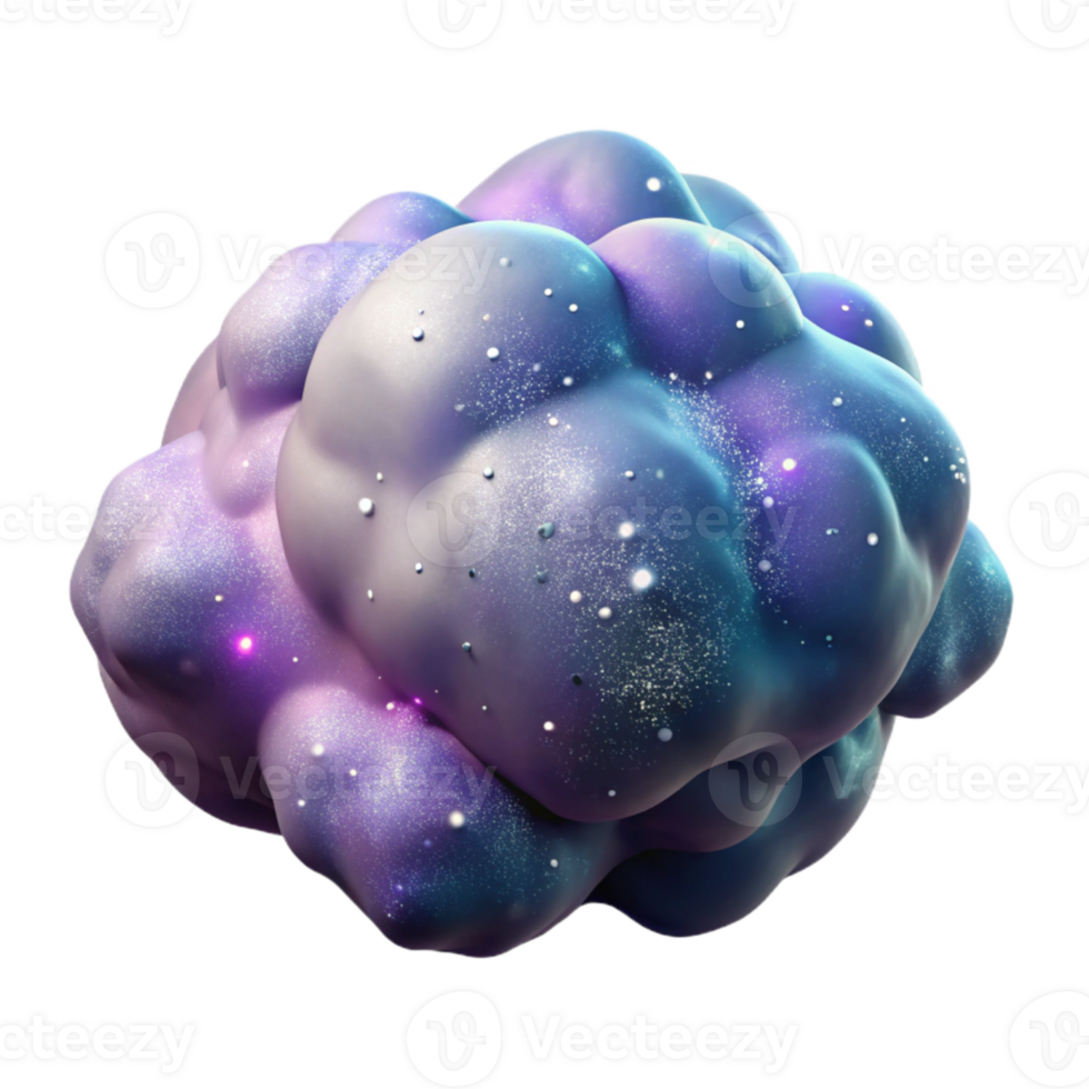 magnificent artistic Space Nebula Isolated for Game Development original png