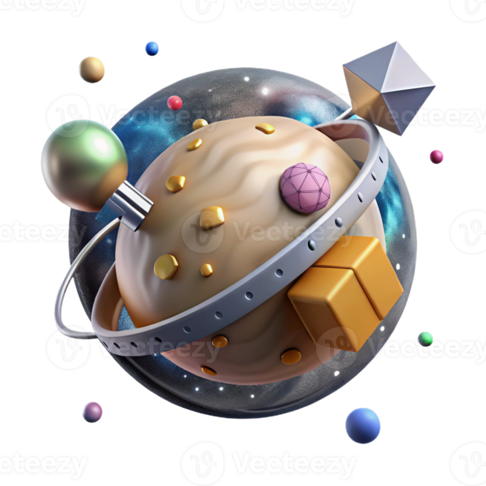 extraordinary abstract Space Probe Exploring Planet Cutout for Science Missions high quality png