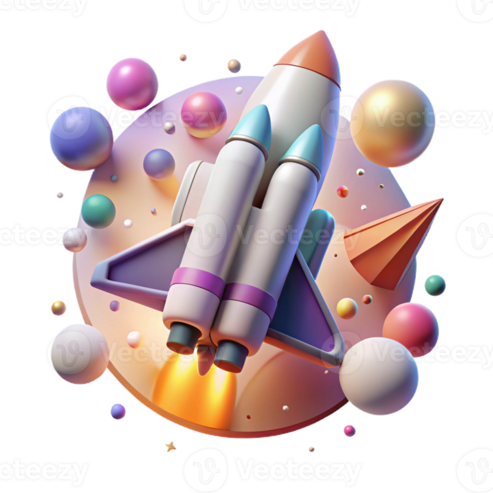 beautiful modern Space Shuttle Launch Transparent for Rocket Science professional png