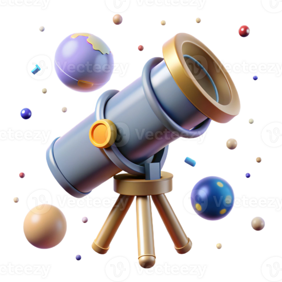 impressive minimalist Space Telescope Observing Deep Space Cutout for Astronomy premium png