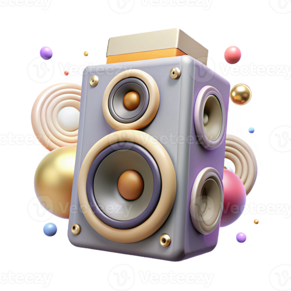 stunning modern Speaker Sound System Loudspeaker Isolated for Music Events high quality png
