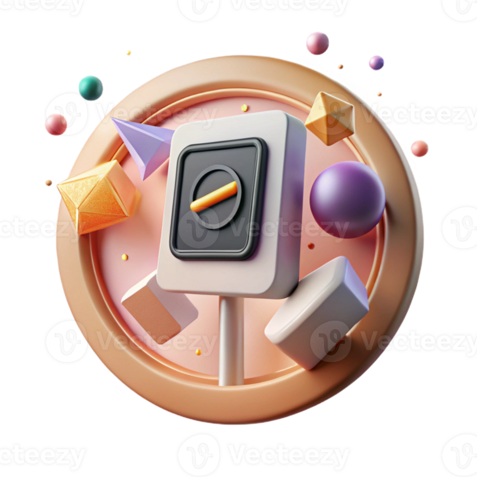 serene abstract Speed Limit Sign Variable Speed Digital Display Transparent genuine png