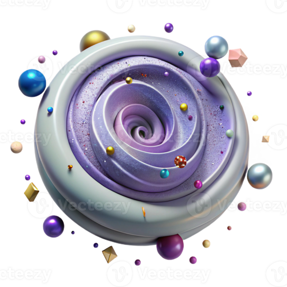 wonderful modern Spiral Galaxy Formation Isolated for Science Education premium png