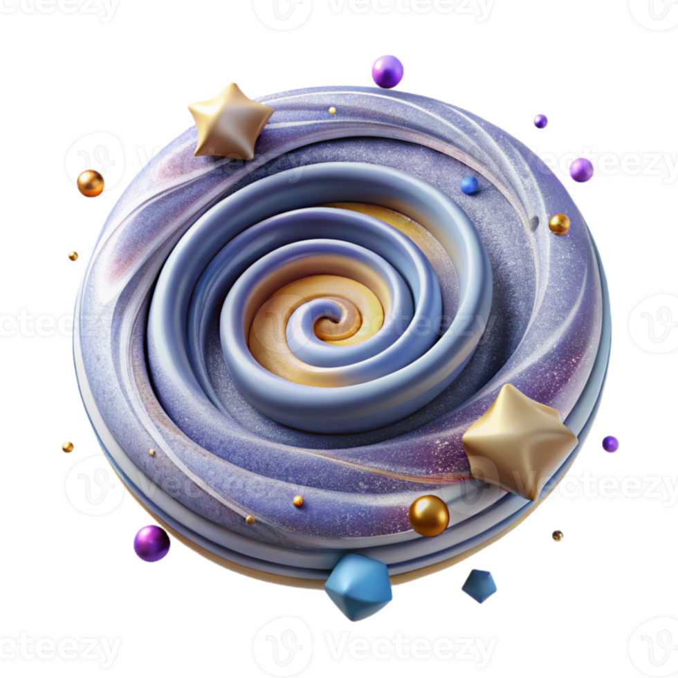 serene traditional Spiral Galaxy with Dust Lanes Cutout for Scientific Posters png
