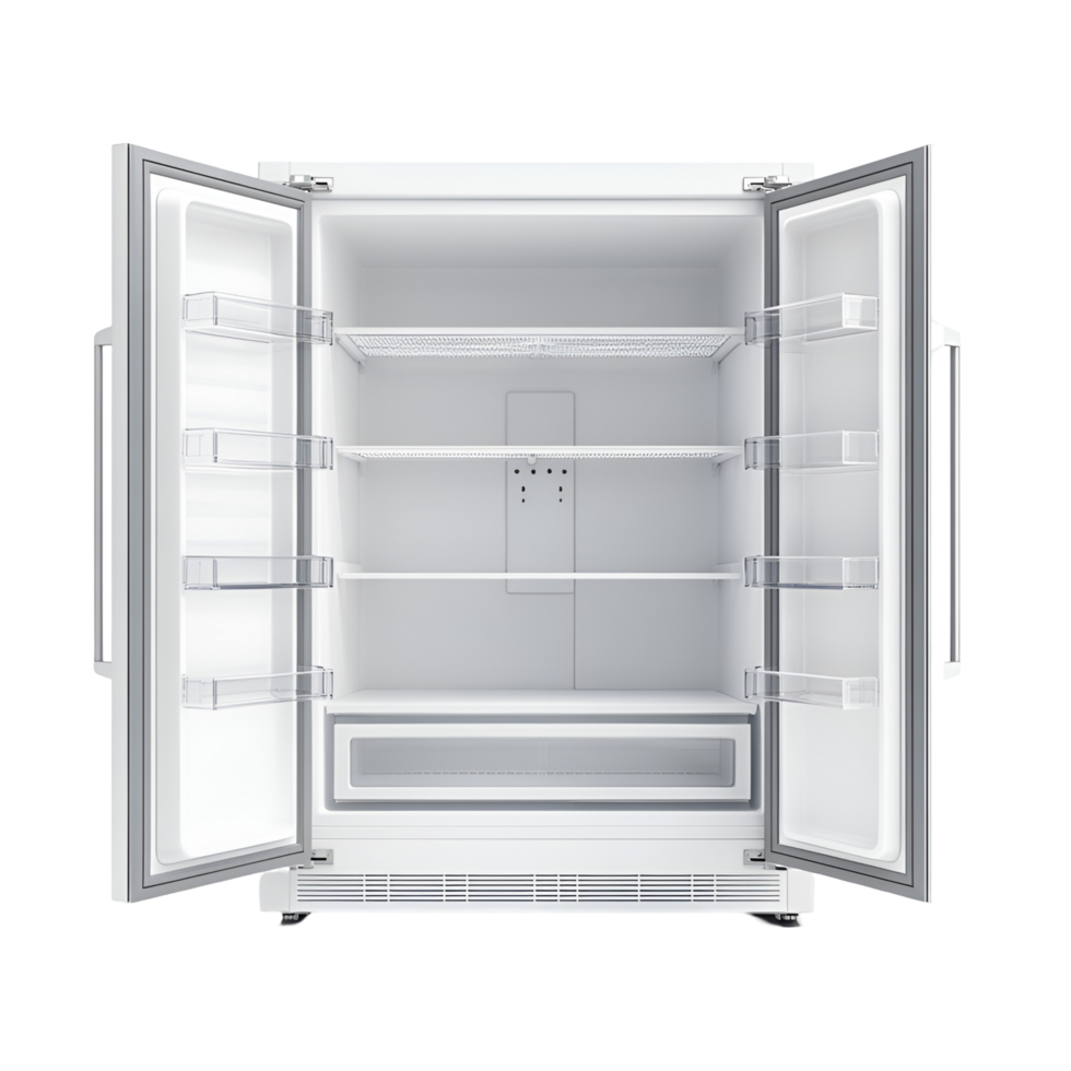 Grocery Store Fridge Filled With Food And Beverages On Transparent Background png