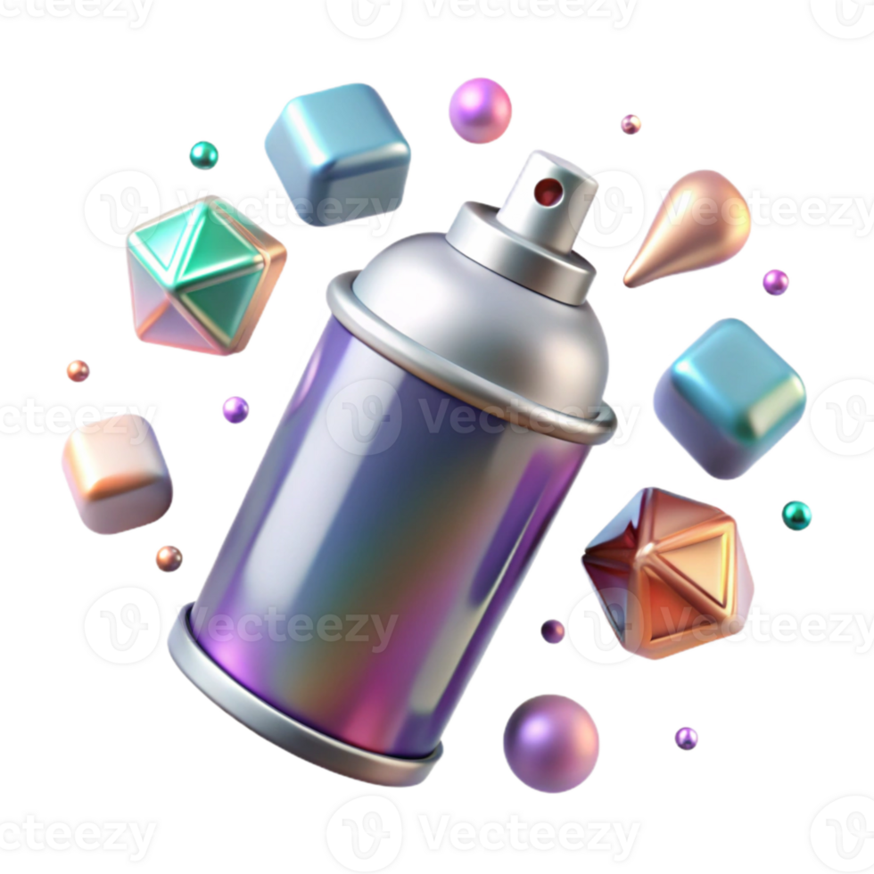 elegant classic Spray Paint Art Pattern Element Cutout authentic png