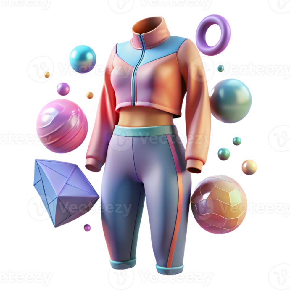 extraordinary creative Sportswear Activewear Transparent for Fitness Campaigns premium png