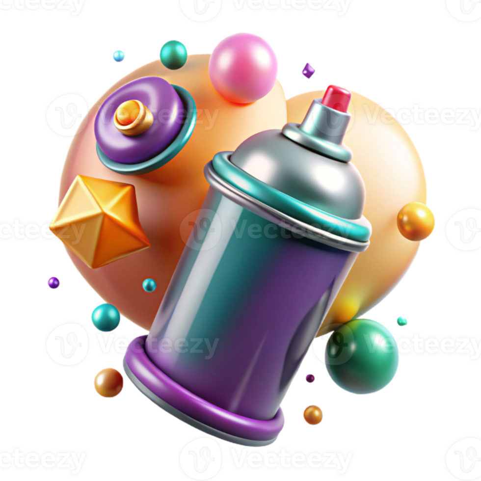 dramatic artistic Spray Paint Graffiti Design Element Isolated high resolution png