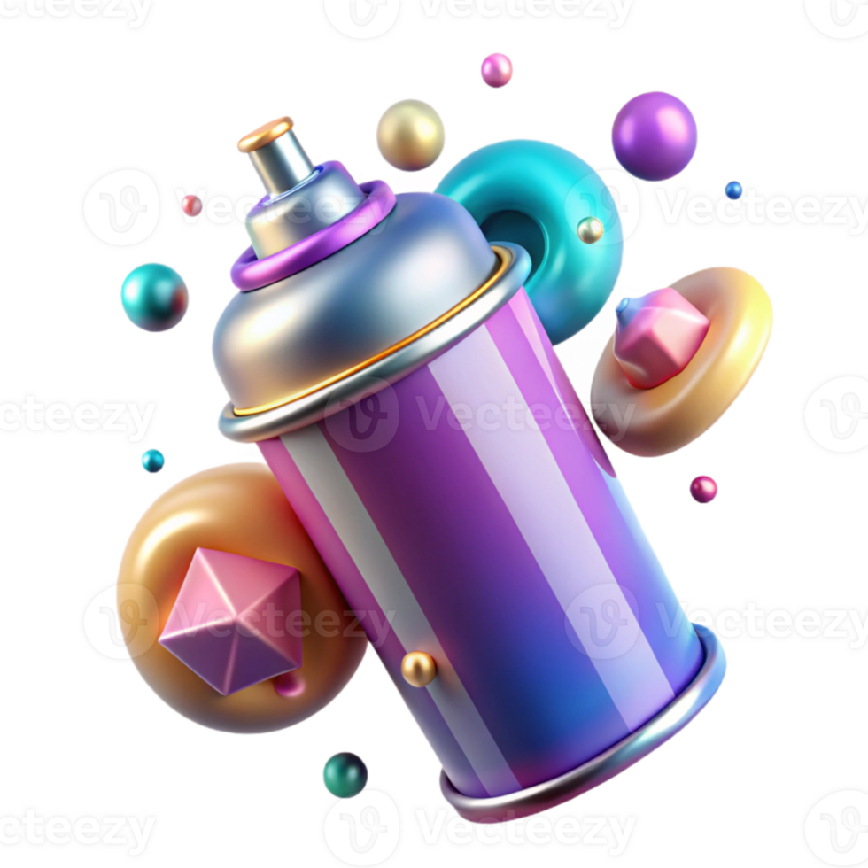 beautiful artistic Spray Paint Graffiti Design Element Isolated png