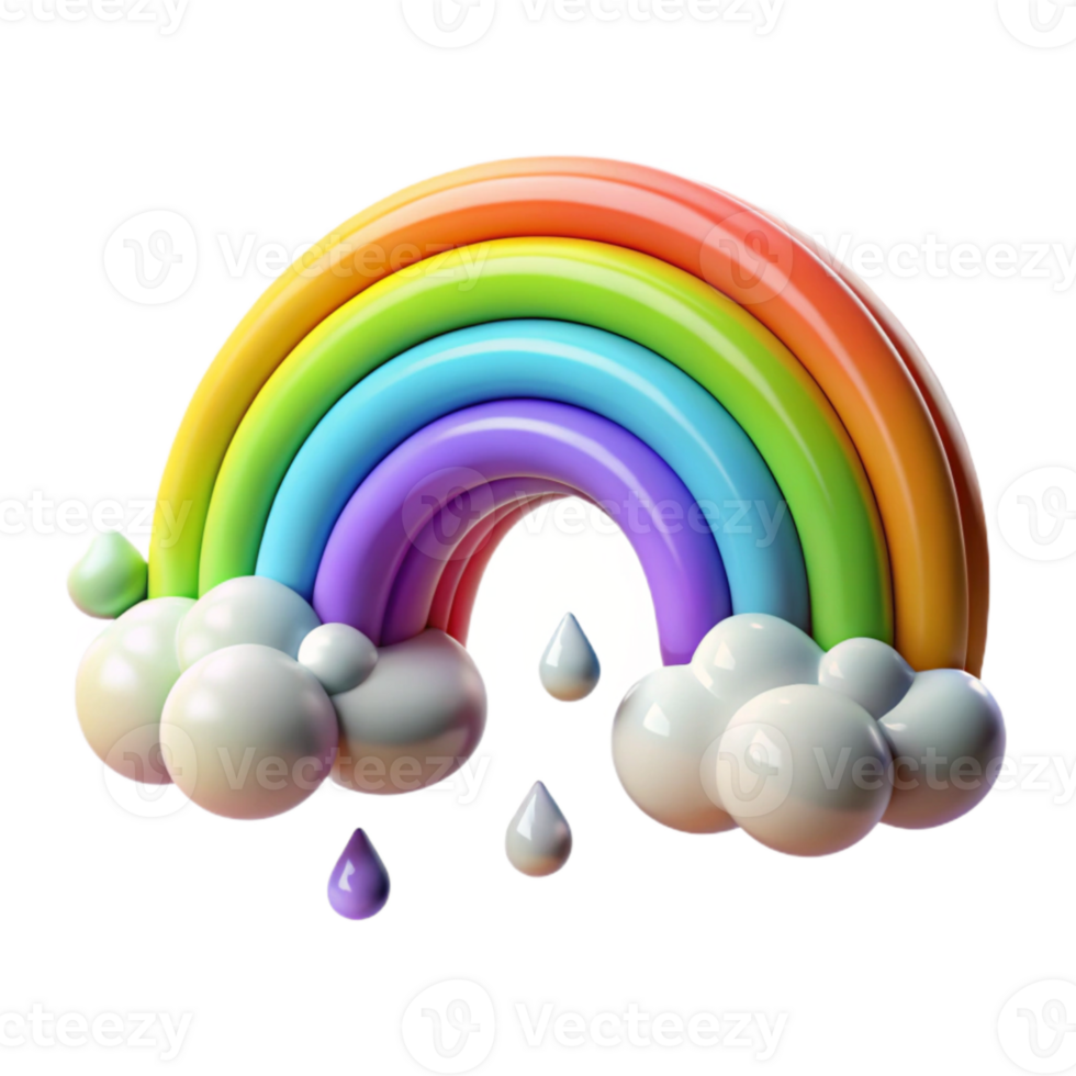 magnificent contemporary Spring Rainbow After Rain Cutout for Nature's Beauty original png