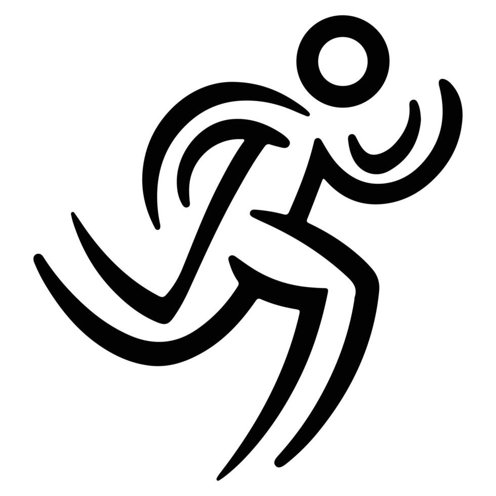 Running Icon, Fitness icom vector