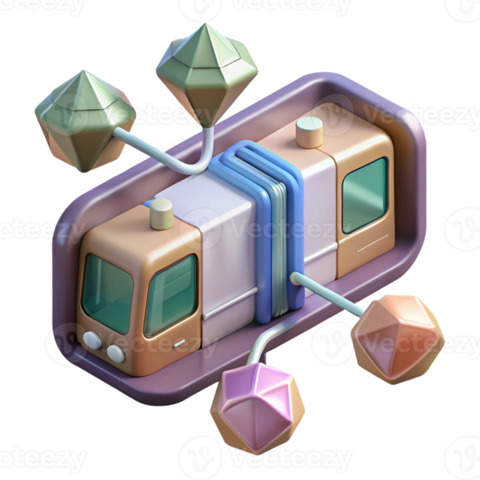 elegant vintage Subway Map Emphasizing Transfer Stations Transparent for Seamless Connections high resolution png