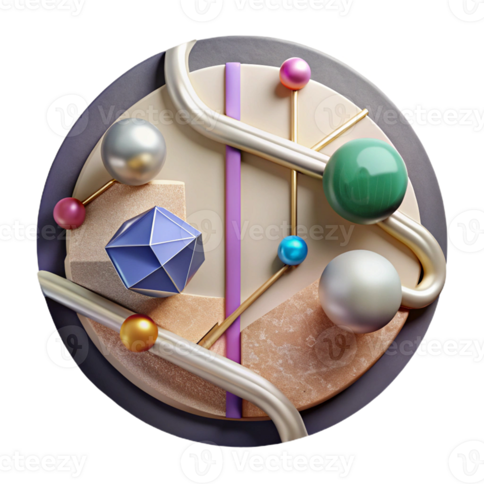 magnificent creative Subway Map Illustrating Circular Line Transparent for Loop Systems premium png