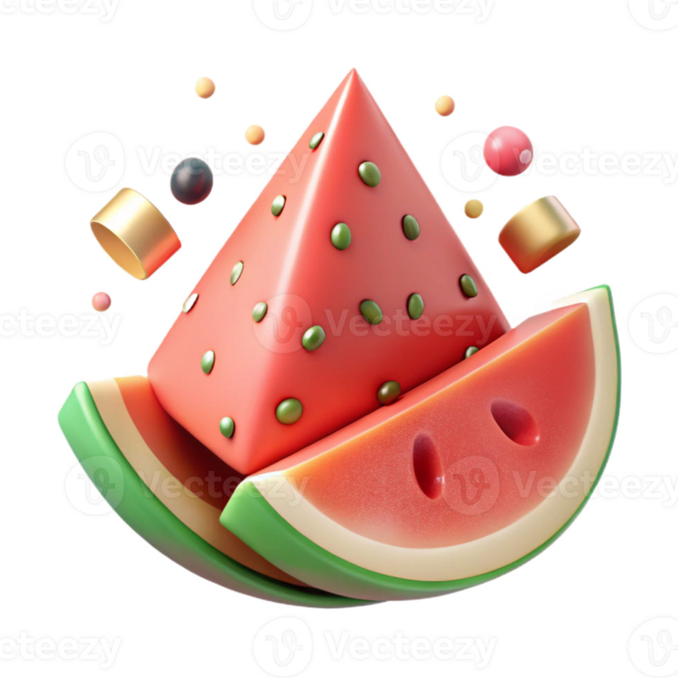 stunning modern Summer Watermelon Slice Cutout for Refreshing Graphics high resolution png
