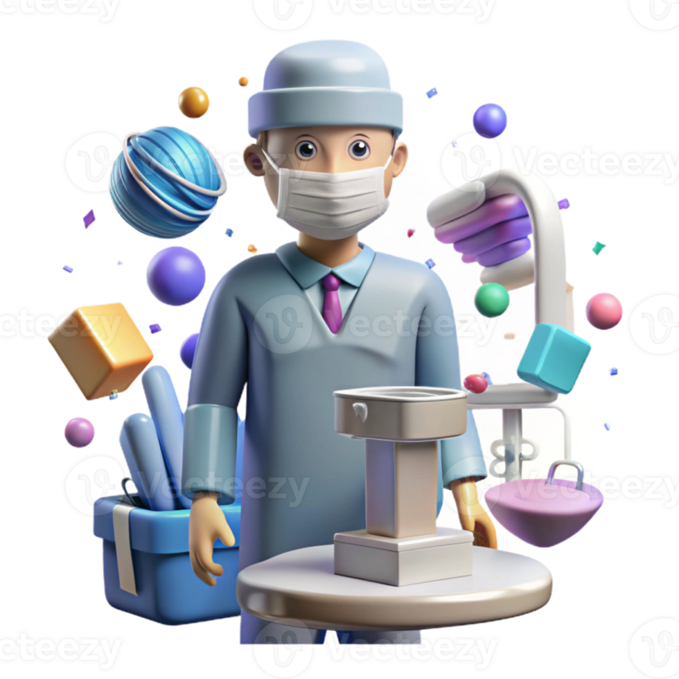 magnificent creative Surgeon Operating Room Transparent for Medical Procedures high quality png