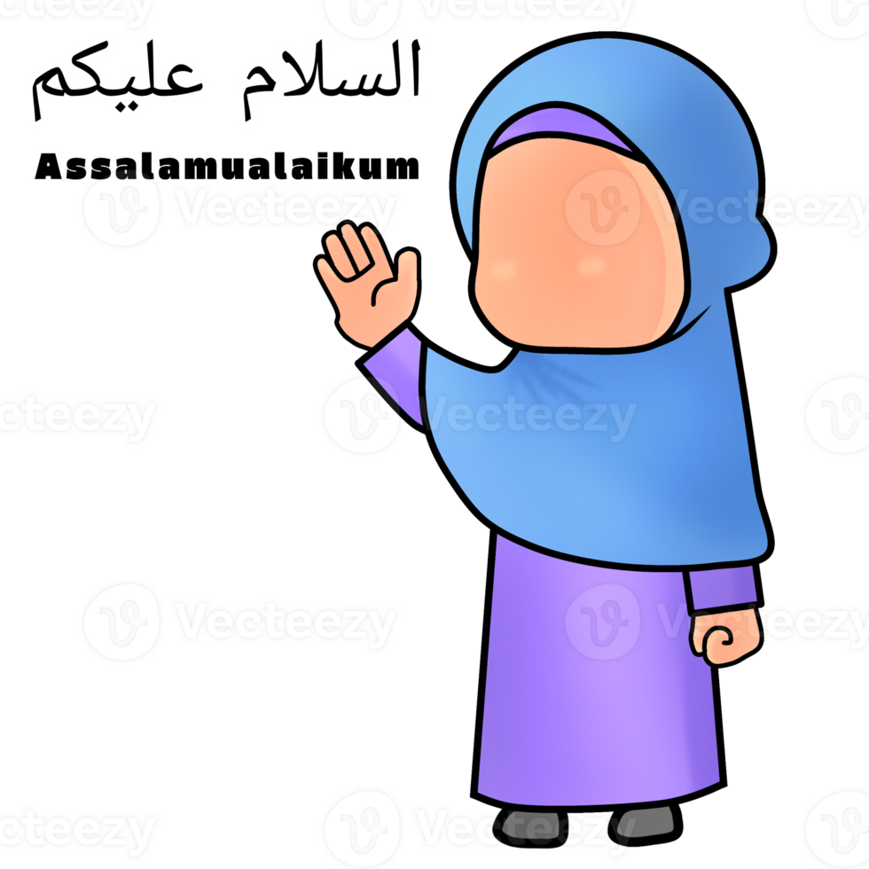 Muslim girl cartoon png