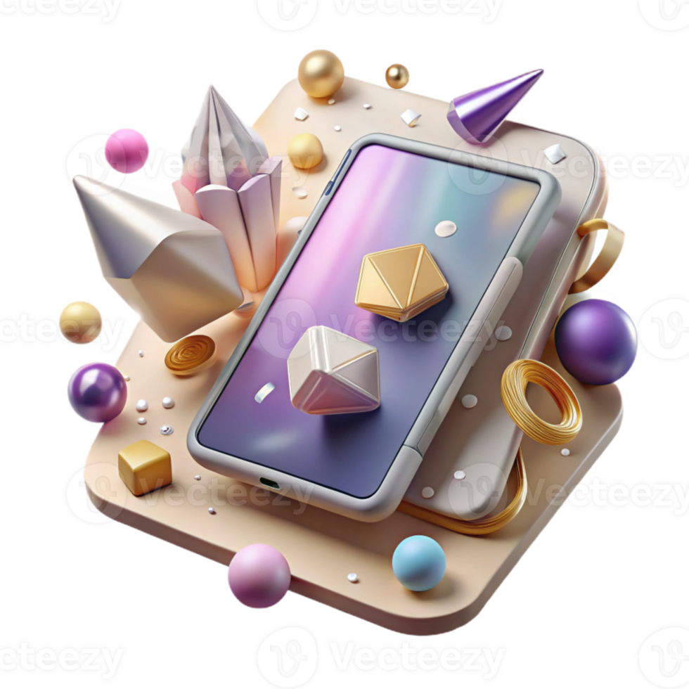 extraordinary traditional Tablet Device Digital Art Design Isolated for Creative Professionals professional png