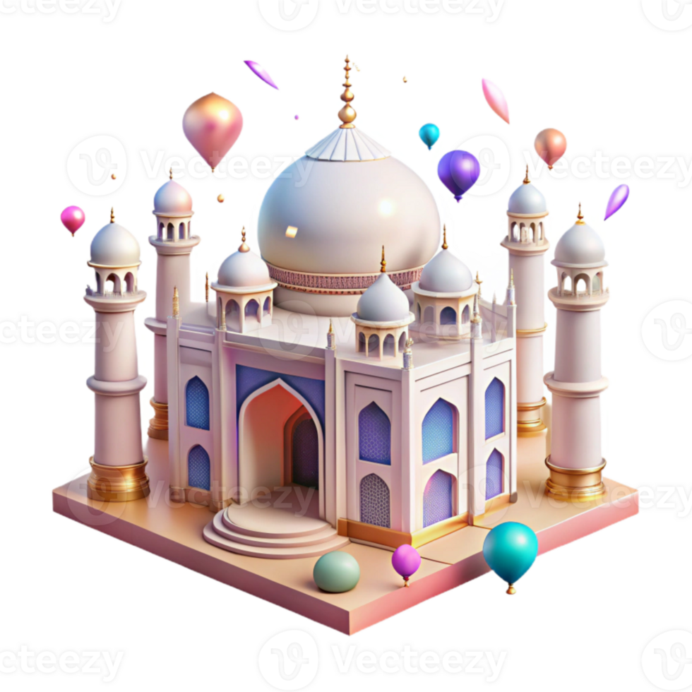 beautiful classic Taj Mahal Mausoleum Transparent for Indian Architecture detailed png
