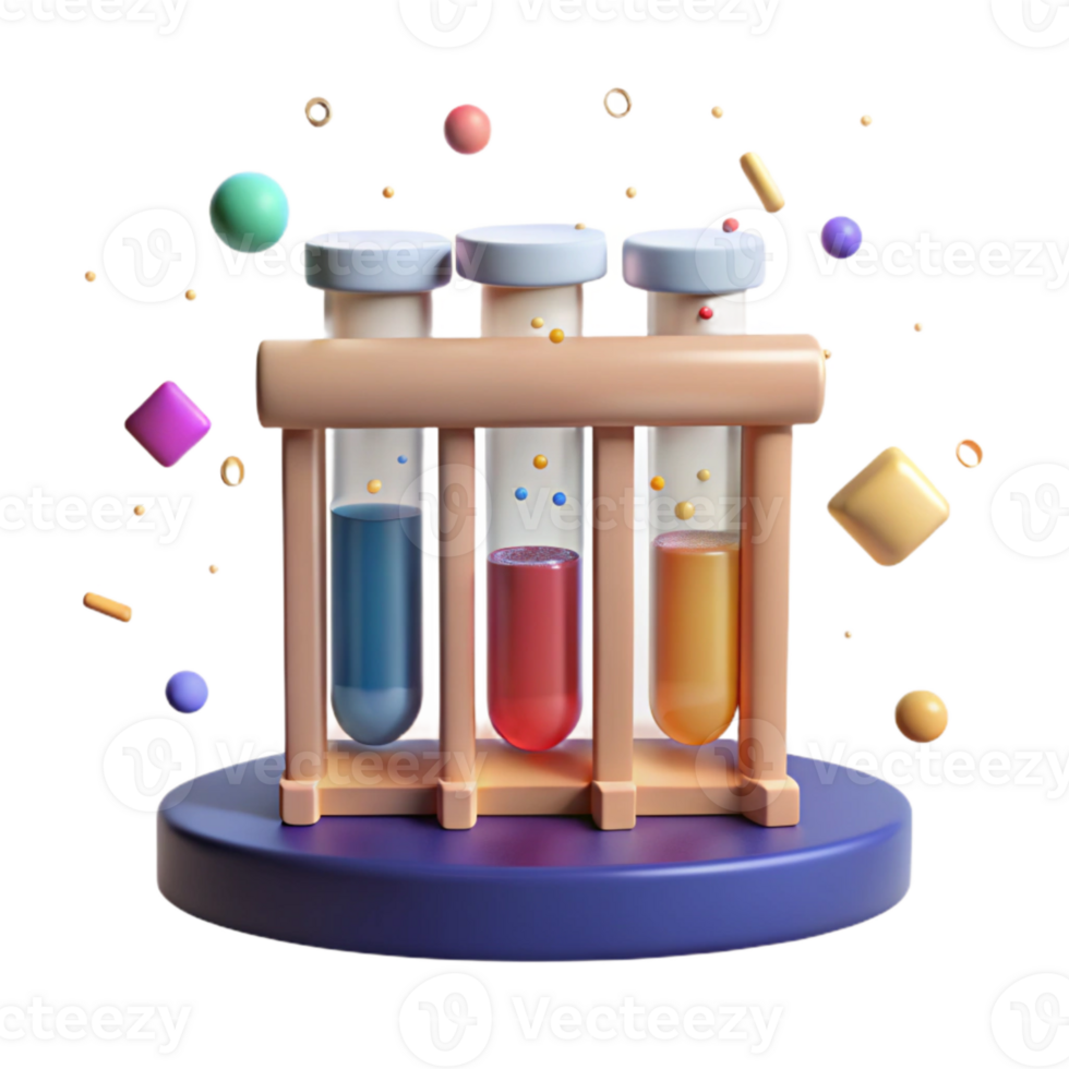 extraordinary rustic Test Tube Rack Cutout Isolated on Transparent Background authentic png