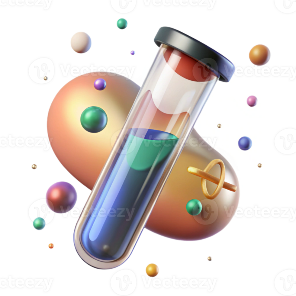 impressive modern Test Tube Transparent for Laboratory Experiments original png