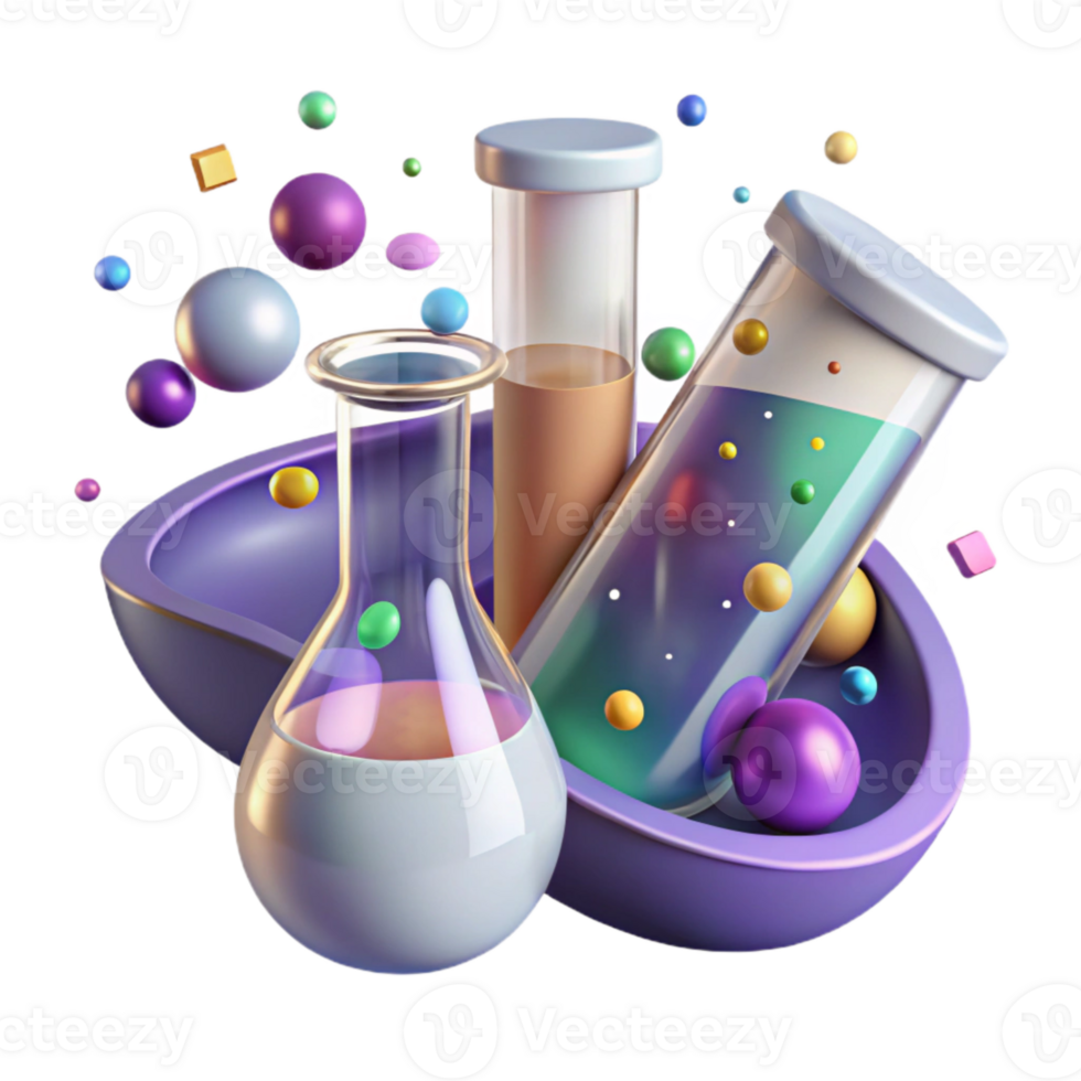 beautiful traditional Test Tube Laboratory Glassware Isolated for Science Experiments genuine png
