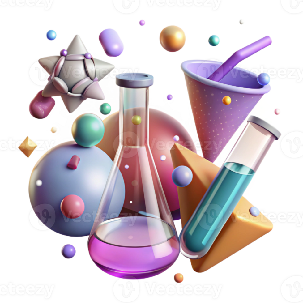 vibrant traditional Test Tubes Chemistry Experiment Tools Transparent Background for Science Lab genuine png