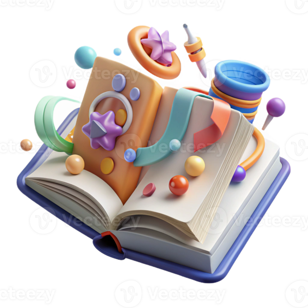 wonderful rustic Textbook and Anatomical Chart Isolated for Medical Education original png