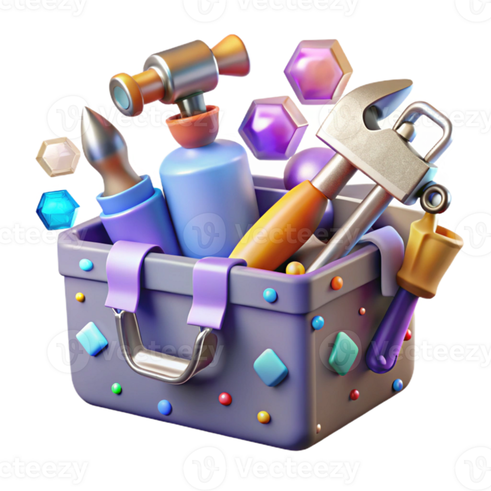 extraordinary abstract Toolbox Tools Hammer Wrench Transparent genuine png
