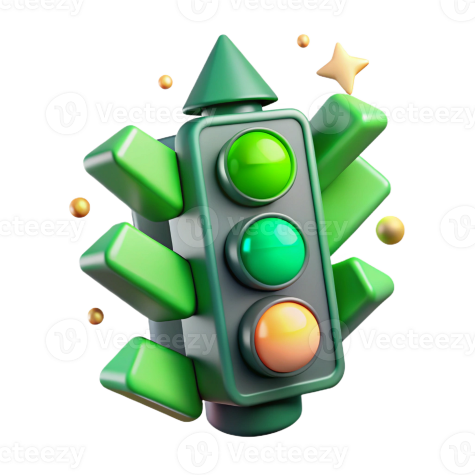 extraordinary traditional Traffic Light Green Arrow Transparent for Navigation Design high quality png