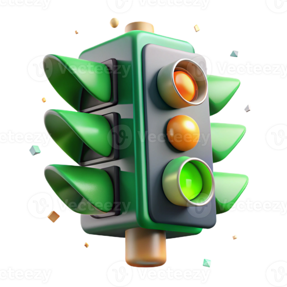 magnificent modern Traffic Light Green Signal Transparent Background premium png