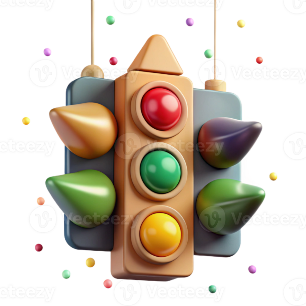 beautiful abstract Traffic Light Hanging Signal Cutout for Transportation Design png